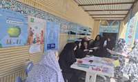 برپایی میز خدمت مسجد جامع