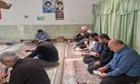 برگزاری مراسم پرفیض زیارت عاشورا با حضورهمکاران شبکه بهداشت و درمان