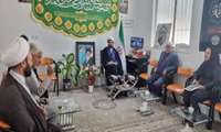 برگزاری جلسه با امام جمعه شهرستان به مناسبت هفته جوانی جمعیت
