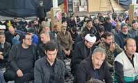 حضور همکاران درمراسم چهلم رهبر شهید مسجد جامع