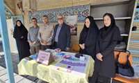 برپایی ایستگاه پایش سلامت و نمایشگاه جوانی جمعیت در نماز جمعه به مناسبت هفته سلامت و جوانی جمعیت