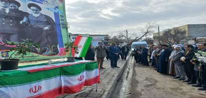 مراسم تمثال گلباران امام