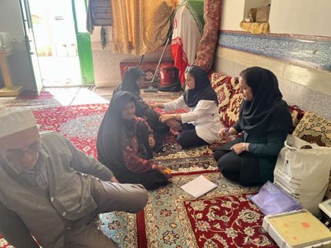 اردو جهادی دهه آخر صفر مرکز خدمات جامع سلامت روستایی مایوان روستای خسرویه